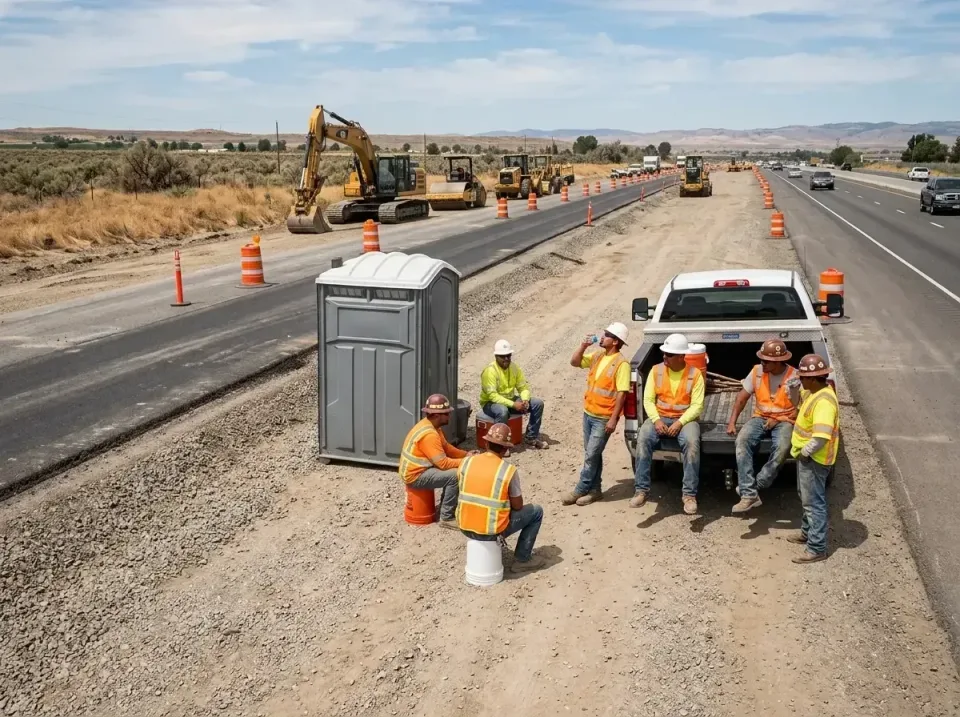 highway-road-construction-crew-007 — frequently asked questions, Porta Potty and Restroom Rentals in Chickamauga, GA